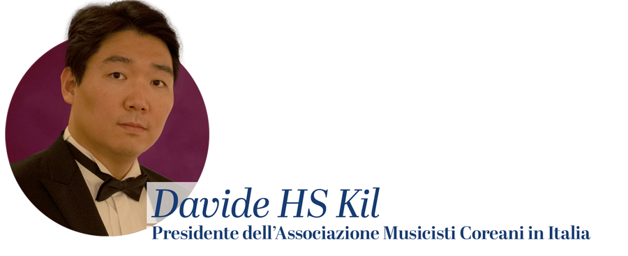 Davide HS Kil, Presidente dell’Associazione Musicisti Coreani in Italia
